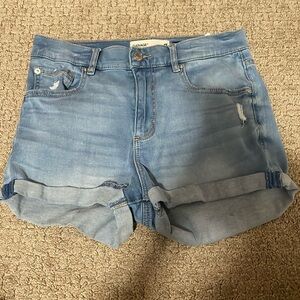Garage Denim High Waist Shorts